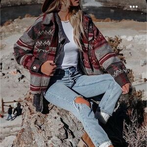 Natural Reflections Aztec - Yellowstone Aesthetic Jacket